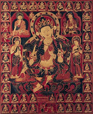Traditional Green Tara artwork