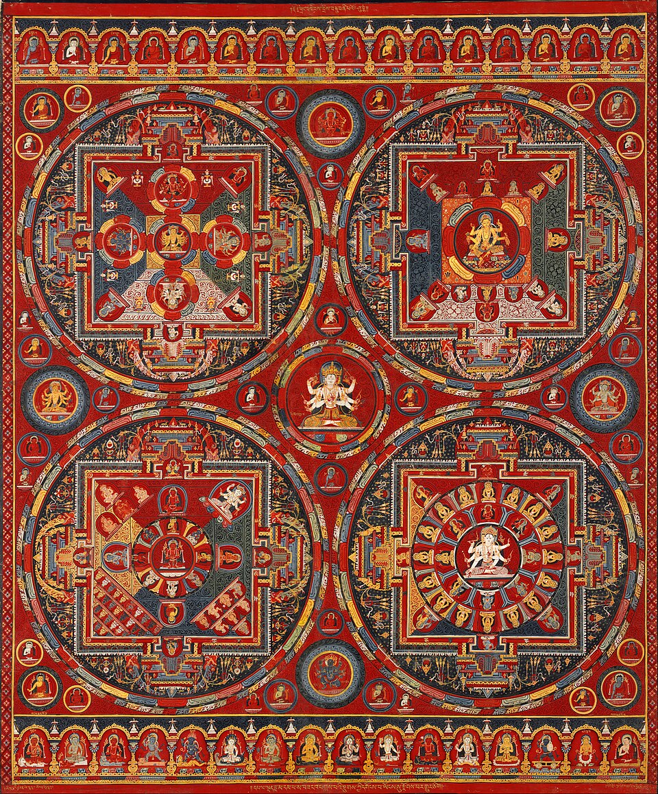 Sacred Mandala Thangka